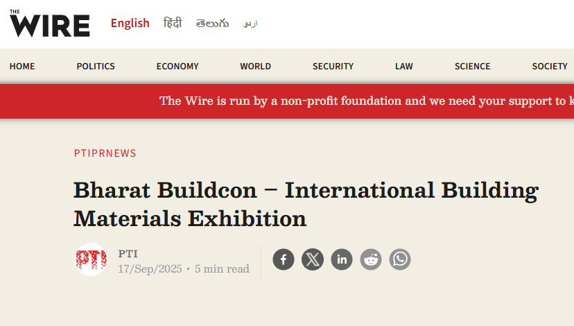 Bharat Buildcon – International Building Materials Exhibition